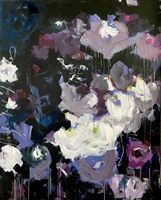 fleurs multicolores abstrait