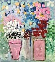 fleurs multicolores