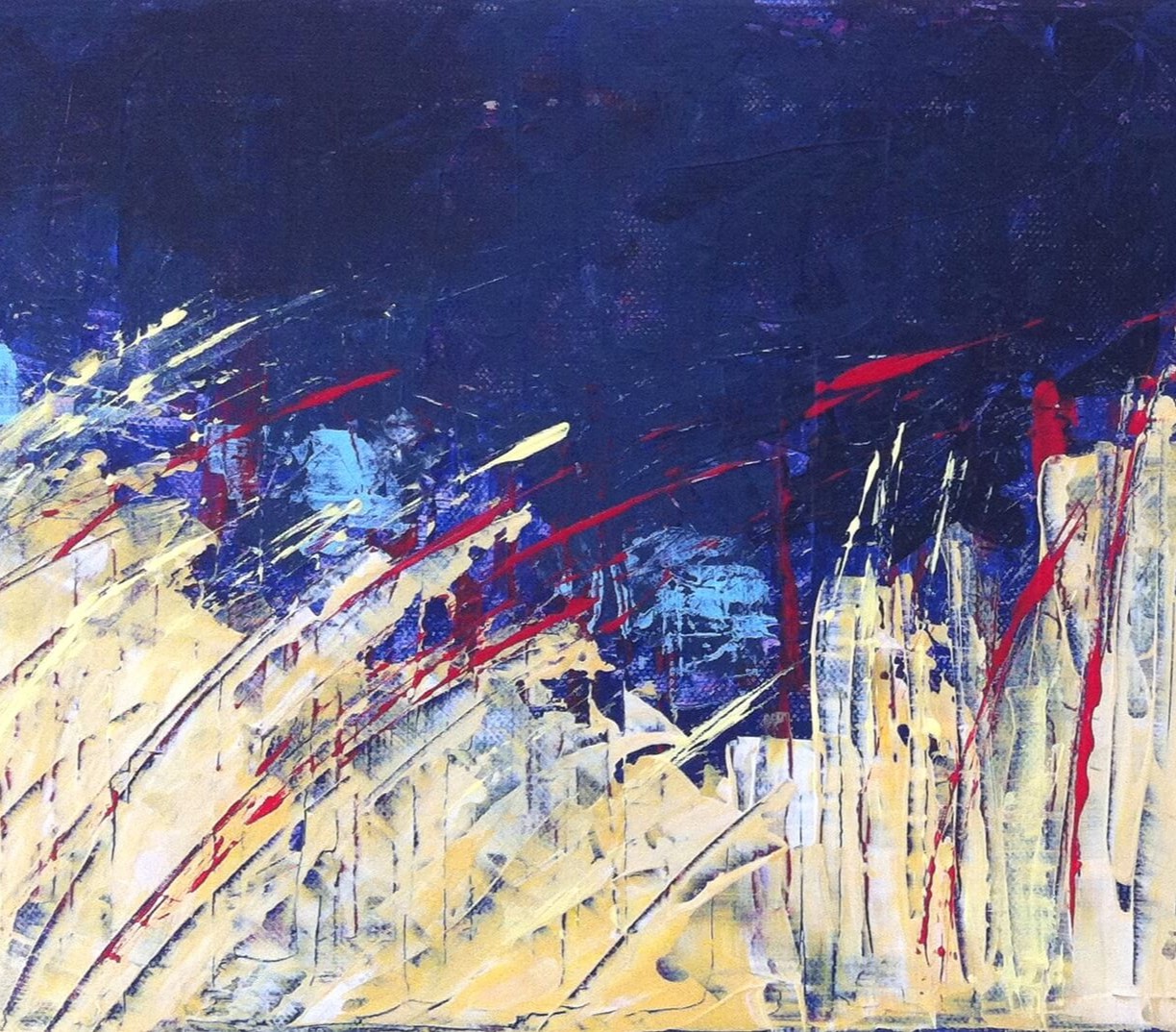 Blés dans la tempête