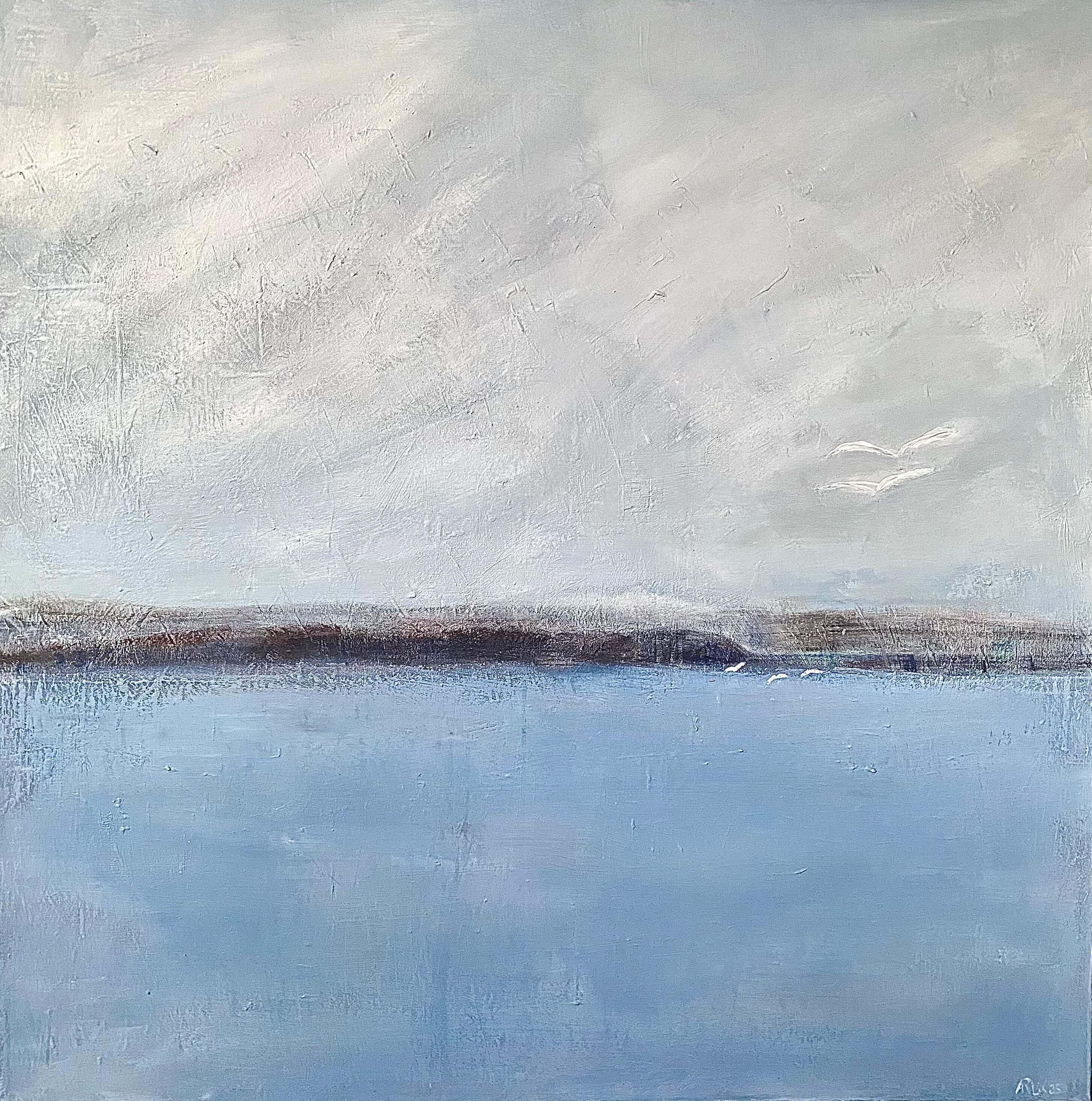 tableau paysage abstrait