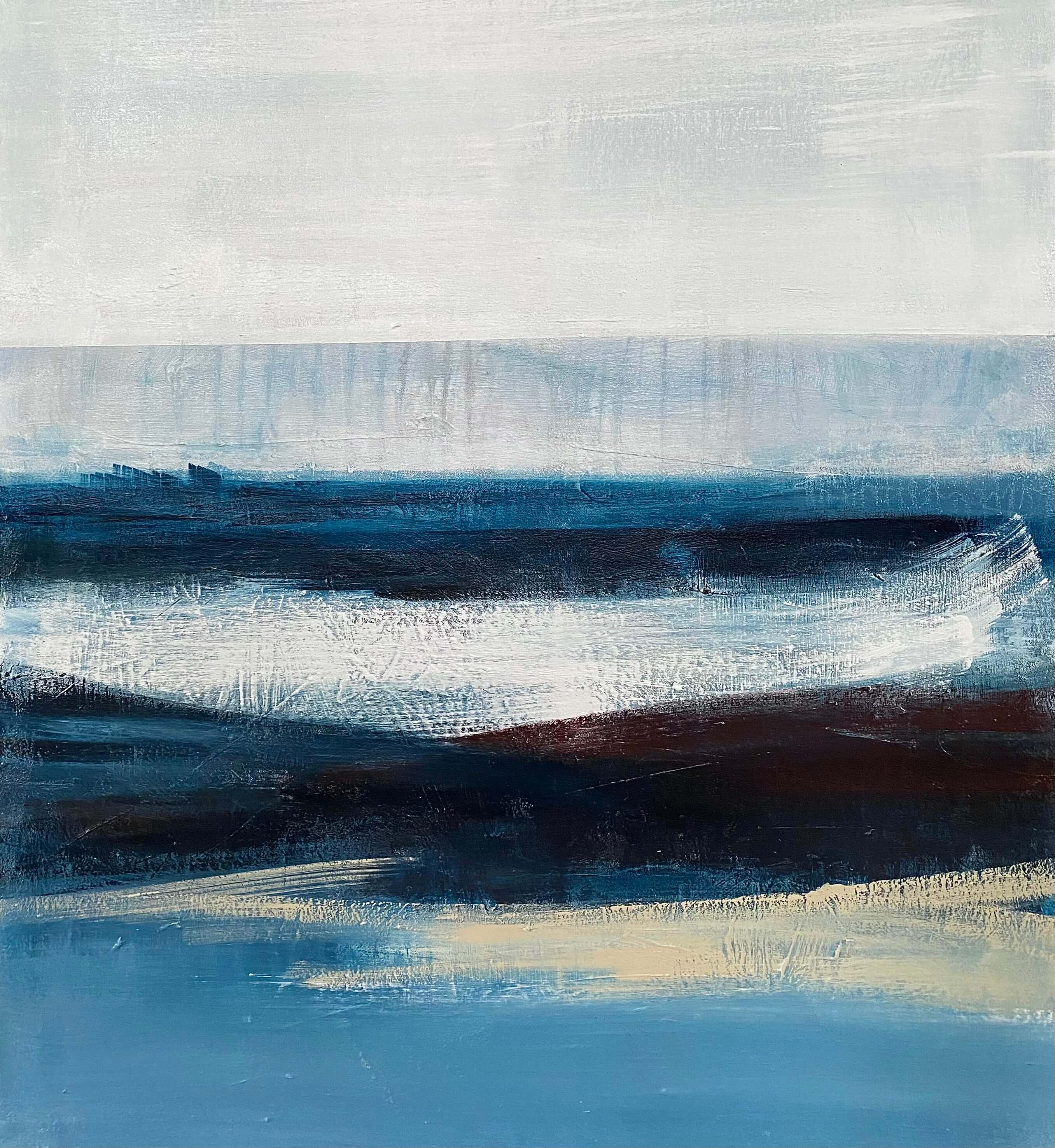 tableau paysage abstrait